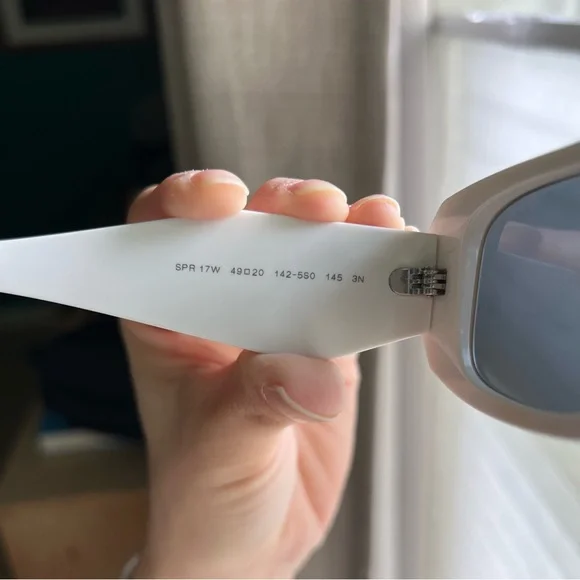 White Prada sunglasses SPR17W